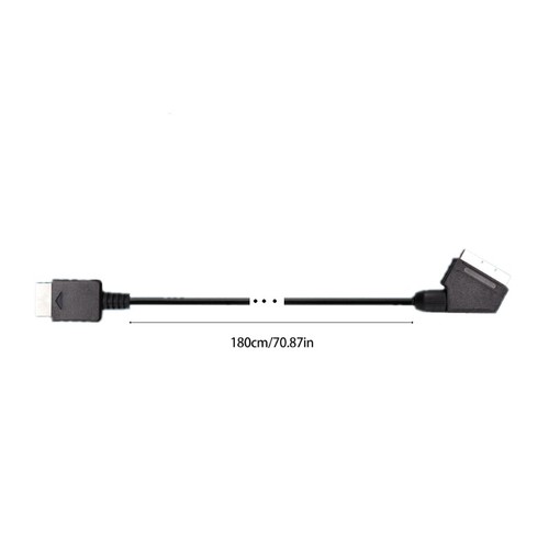 1.8m RGB Scart Cable For -Sony PS1 PS2 PS3 TV AV Lead Replacement Connection - Picture 8 of 10