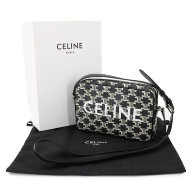 【CELINE】TRIOMPHE HORIZONTAL MESSENGER BAG CELINE Triomphe Horizontal Messenger Shoulder Bag PVC