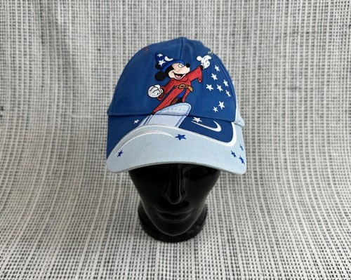 Walt Disney World Fantasia Mickey Mouse Sorcerers Youth OSFM Blue Baseball Cap - Picture 1 of 21