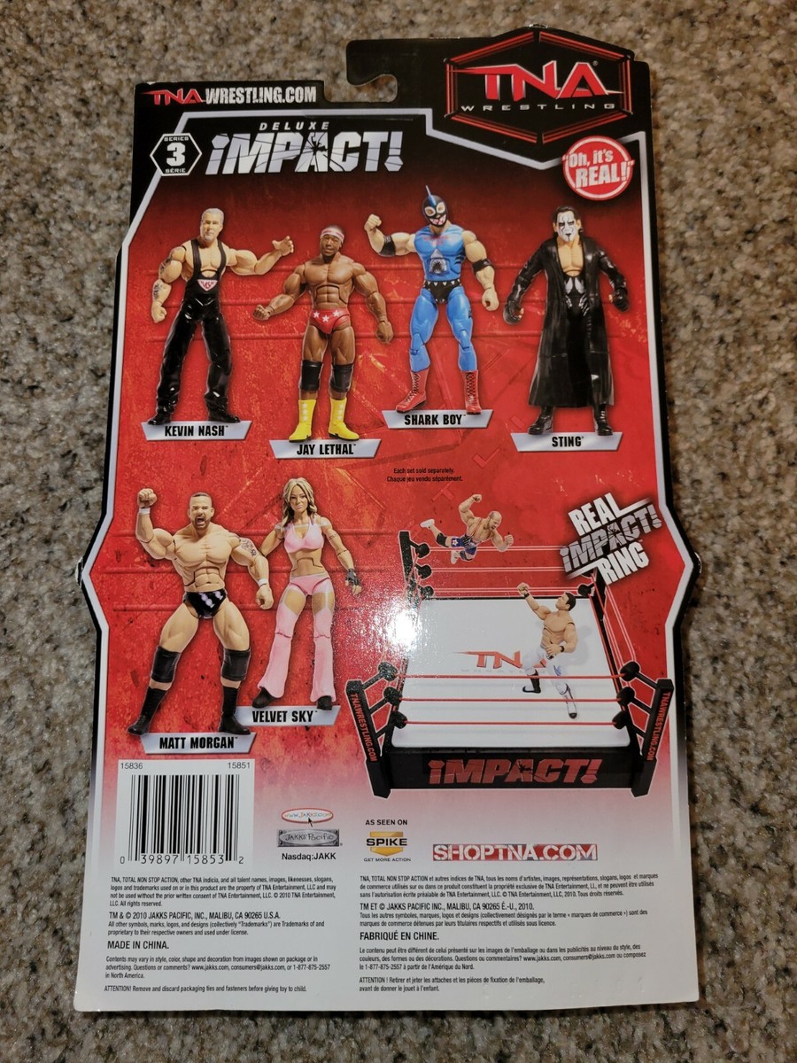 TNA Deluxe Impact Wrestling Jay Lethal Jakks Pacifoc figure