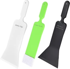 Car window film scraper brush,  flat glass scraper film application tool