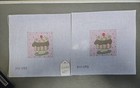 Lot of Six HANDPAINTED Canvases by EW 18ct. Mesh Five Ice Creams and One Lamp — photo 2