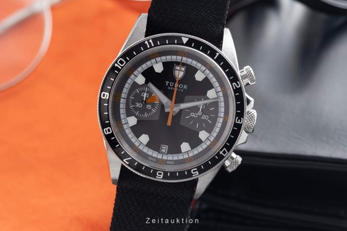 Tudor Heritage Chrono Automatik Stahl Herrenuhr Ref. 70330N B&P VP: 5760 €