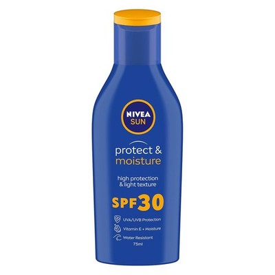 Nivea SPF 30 Sunscreen Lotion 75ml   UVA/UVB Protection, Water Resistant
