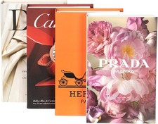 4 Pcs Decorative Faux Books for Home Decor Modern Fake Books for Coffee Tab...