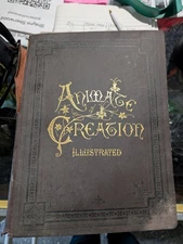 Animate Creation "Our Living World," A Natural History 1898 Book