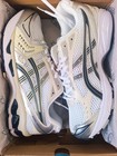 ASICS baskets homme course à pied EU 43 blanc/bleu marine argenté tige basse