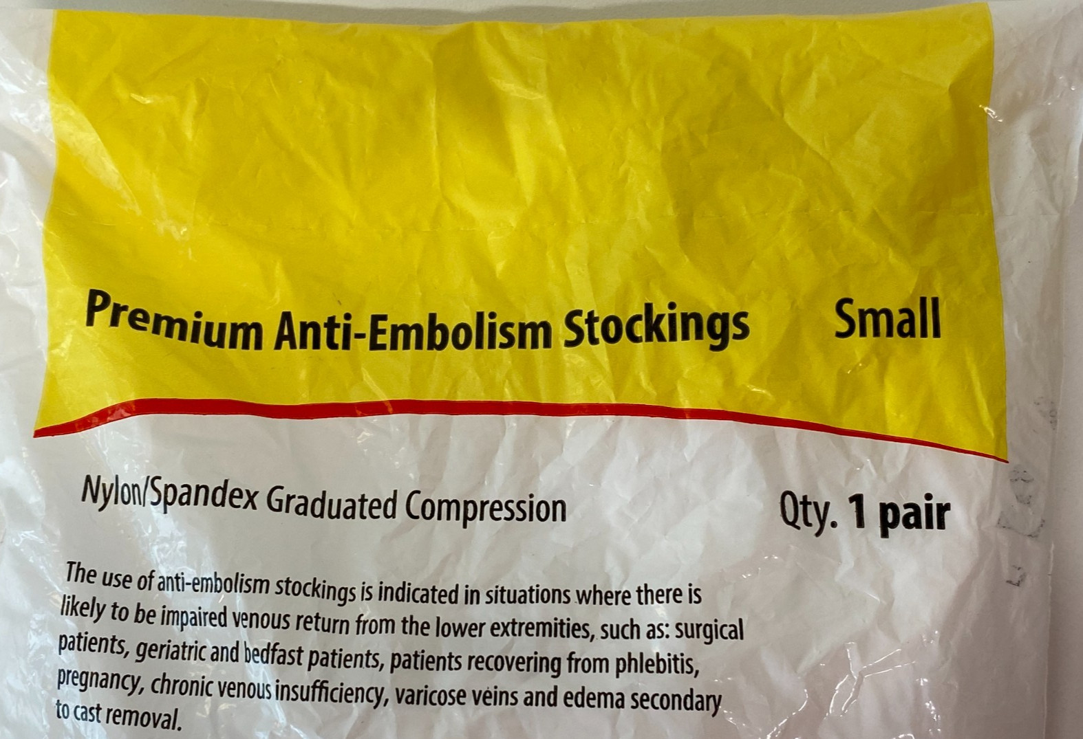 Lot of 2 CARDINAL HEALTH Premium Stockings S 23640-320 (*T78*)