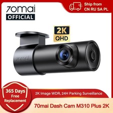 70mai Dash Cam M310 Plus 2K 1440P 143 ° FOV F1.55 Controllo vocale intelligente