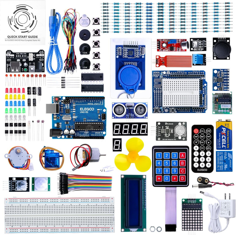 ELEGOO UNO R3 Project Most Complete Starter Kit with Tutorial Compatible with Ar