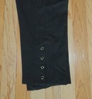 New Directions BLACK Stretch Pull-on Button Ankle Accent PANTS Sz XL *NICE* — photo 2
