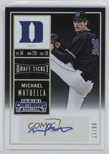 2015 Panini Contenders College Draft Ticket 11/99 Michael Matuella #10 Auto 8d2