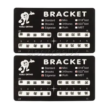 Dental Metal Brackets Roth MBT 022 018 3mm 4mm 5mm Kit