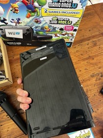 Nintendo Wii U Mario & Luigi Deluxe Set Black Console - Complete - Authentic