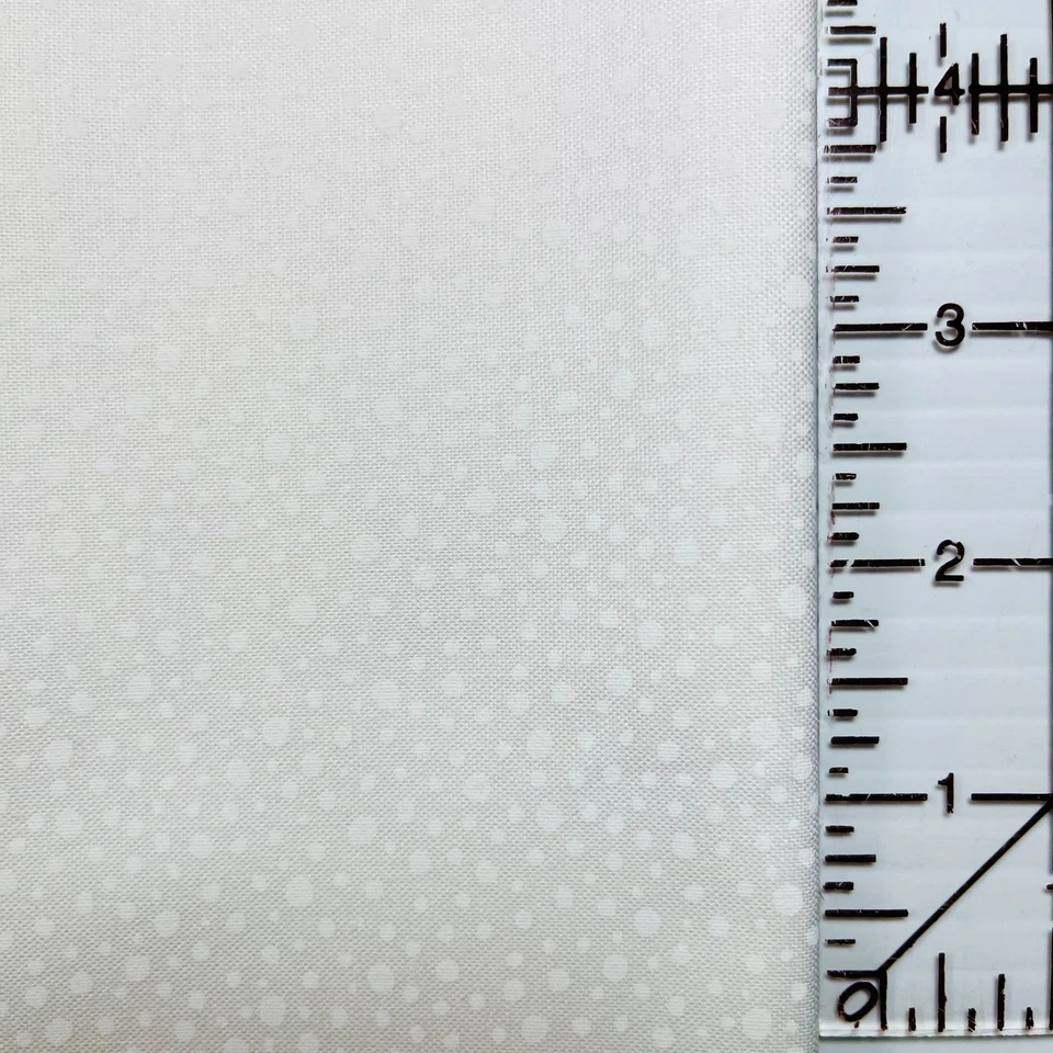 Connecting Threads Neutral Love II #6580 Confetti White 100% Cotton Fabric - Image 2 of 4