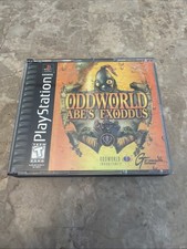 Oddworld Abe's Exoddus PS1 PlayStation Manual Included