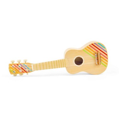 Bigjigs Toys, Chitarra per bambini in legno, Strumenti musicali, Giocattoli di l