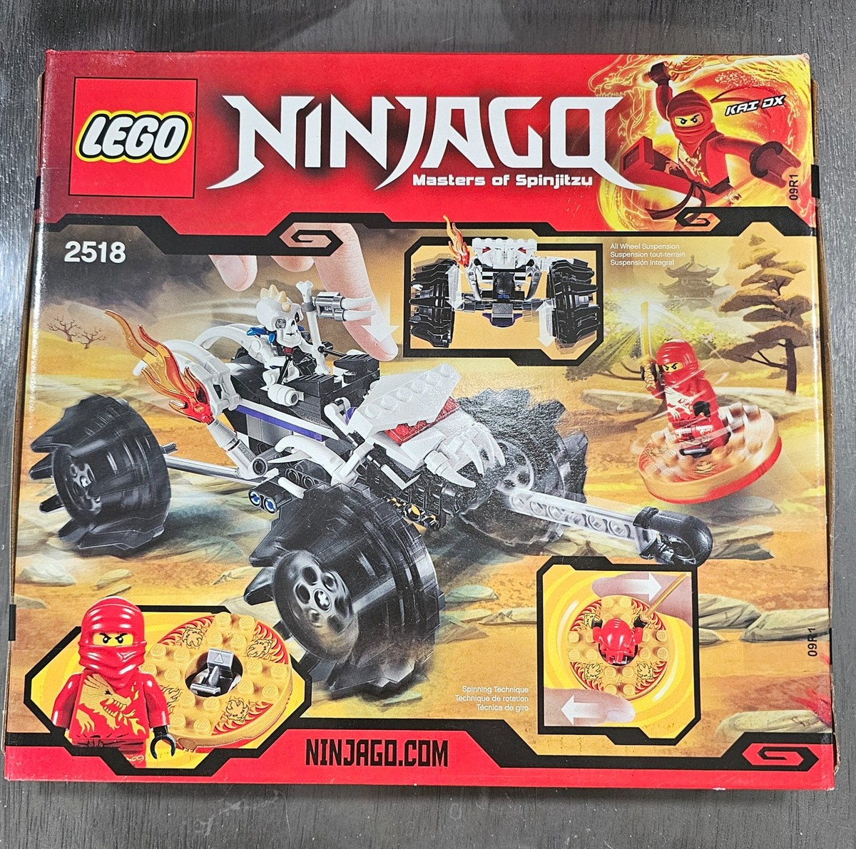 LEGO NINJAGO Nuckal's ATV 2518 Factory Sealed Retired