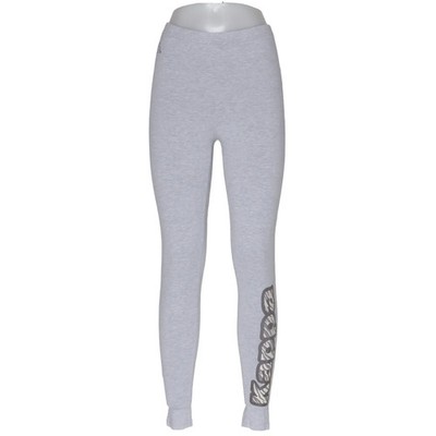 Kappa, Sportleggings, Größe: S, Grau, Baumwolle/Elasthan/Viskose, Print #cUs