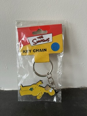 The Simpsons Homer Keyring Naked Leaf Metal New Old Stock 2002 | eBay