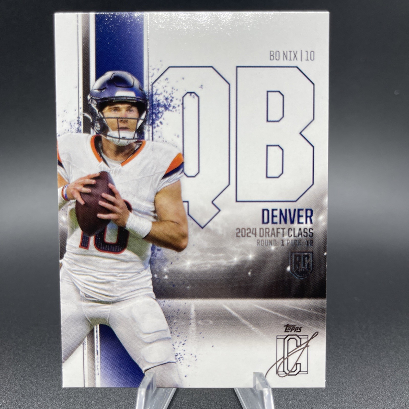 2024 Topps Signature Class - Rookies Bo Nix #100 (RC)