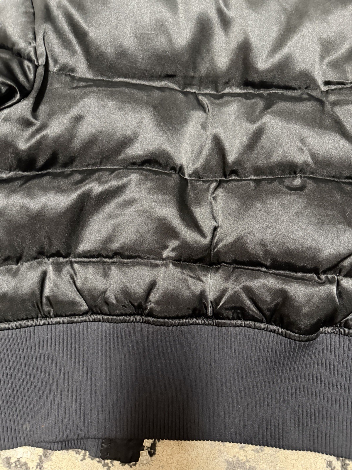 Express Black Cropped Puffer Jacket Featuring A B… - image 9