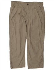 Chaps Mens Straight Chino Trousers W36 L32 Grey Cotton VU09