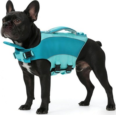 Kuoser Schwimmweste Hund, Hunde Schwimmweste mit Rettungsgriff und
