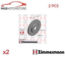 BREMSSCHEIBEN SATZ PAAR VORNE ZIMMERMANN 540530920 2PCS P FÜR SUZUKI KIZASHI