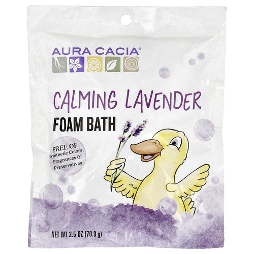 Foam Bath, Calming Lavender, 2.5 oz (70.9 g)