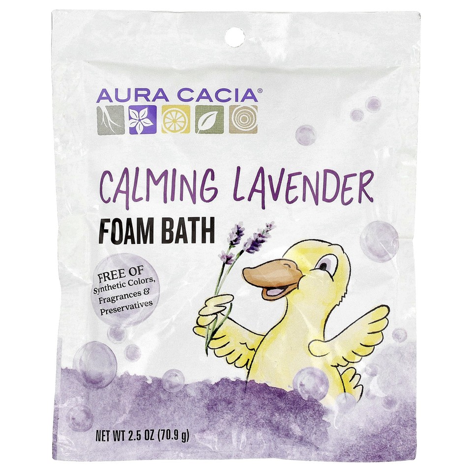 Foam Bath, Calming Lavender, 2.5 oz (70.9 g)