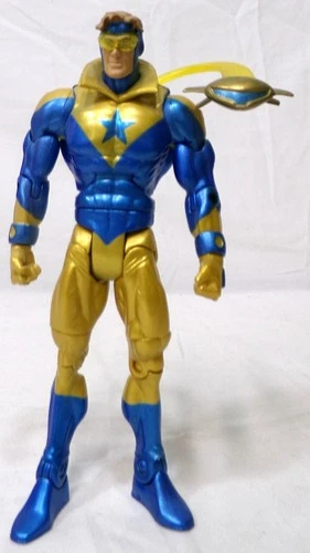2009 Mattel DC Universe Wave 7 Atom Smasher CNC Booster Gold 6.5" Figure