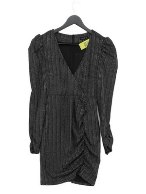 Aligne Wickel Minikleid UK10 in Grau