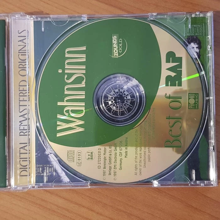 BAP Best - Wahnsinn 24K GOLD CD ZOUNDS EX/EX(CD) - Bild 3 von 4