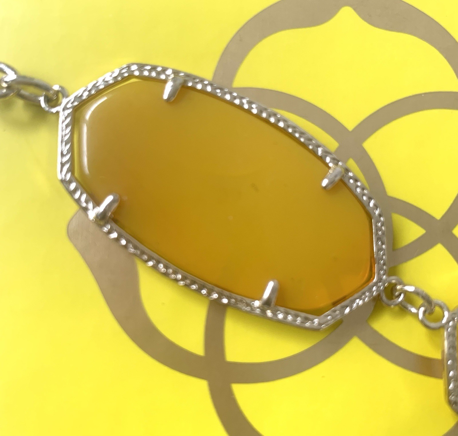 Kendra Scott Large Valencia Statement Necklace Ye… - image 7