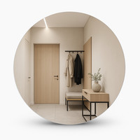 Runder Spiegel 110 Cm FüR Bad/Zimmer - Ohne Rahmen