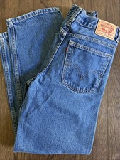 Levi's 550 Relaxed Fit Jeans Boys Size 18 Reg Blue Medium Wash Denim 29 x 29