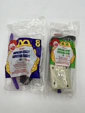 VINTAGE 1999 McDonald's Inspector Gadget Siren Hat Bag 8 And 5 Inspector Leg