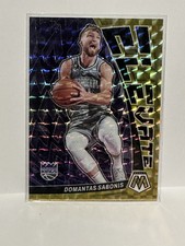 2022 Mosaic Domantas Sabonis Elevate #20 Yellow Reactive Mosaic Prizm /99