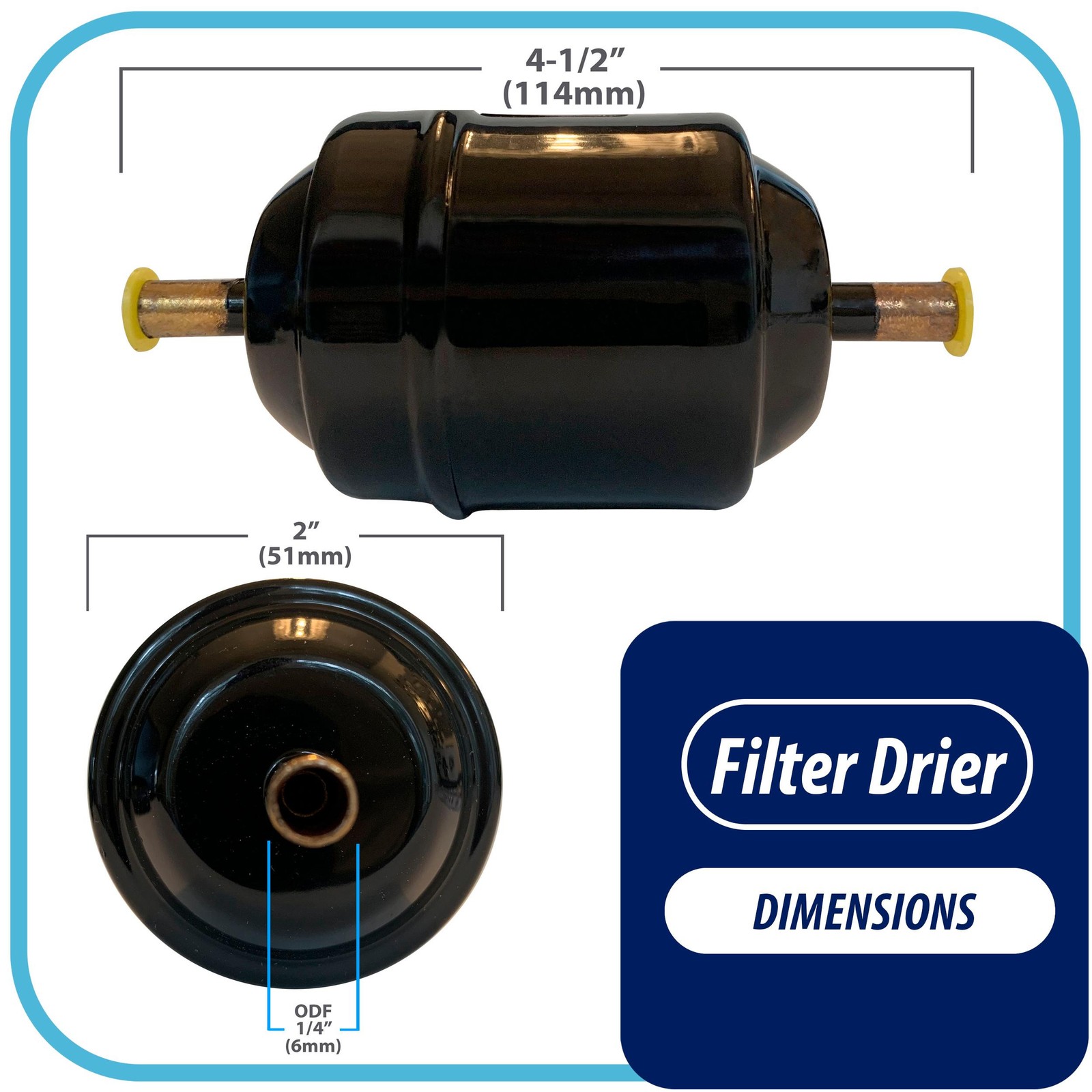Appli Parts APFD-052S 1/4 in Liquid Line Refrigerant AC Filter Drier hvac Refrig