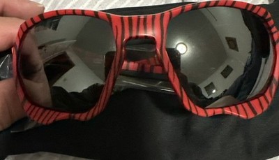 OAKLEY Plazma Sunglasses Red Tiger/Prizm Black OO9019-12 NEW