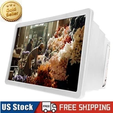 Magnifier Mobile Phone Screen F2 Telescopic Bracket HD Amplifier TV Video