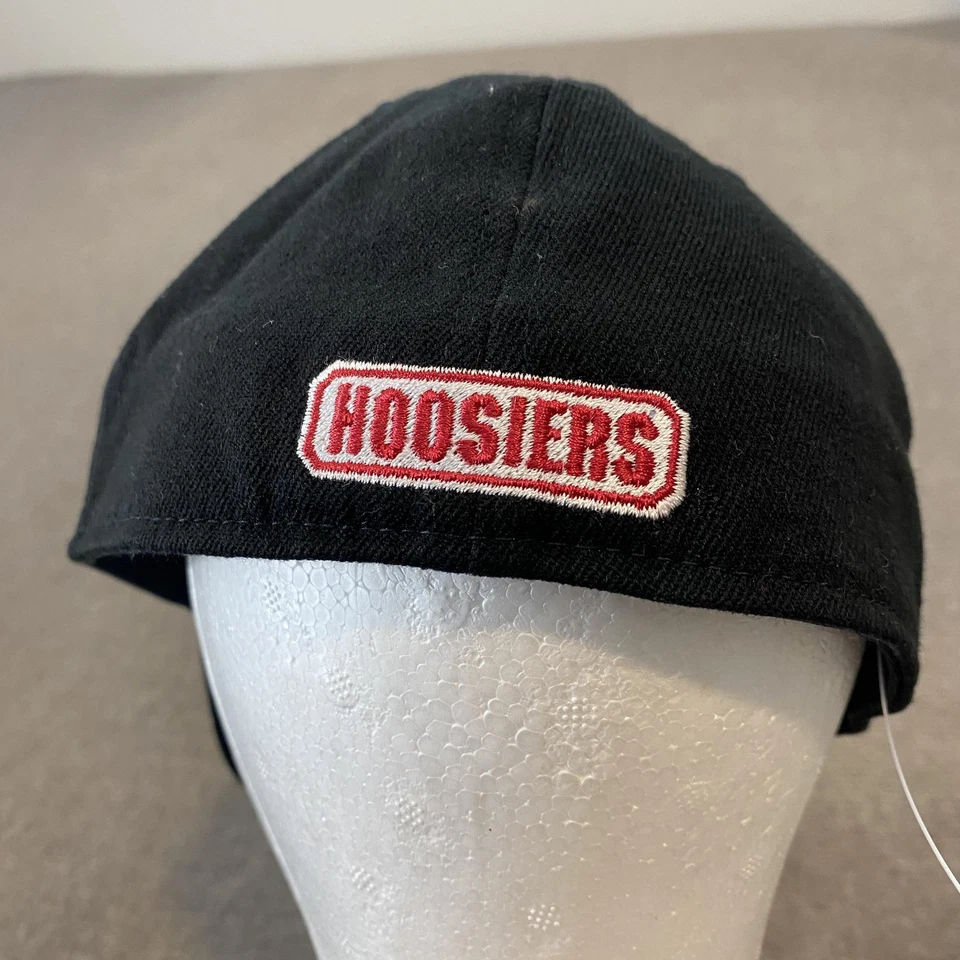 Indiana Hoosiers Gorra Ajustada Para Hombres L/XL Negro NCAA Baloncesto Adidas Foto 4 de 4