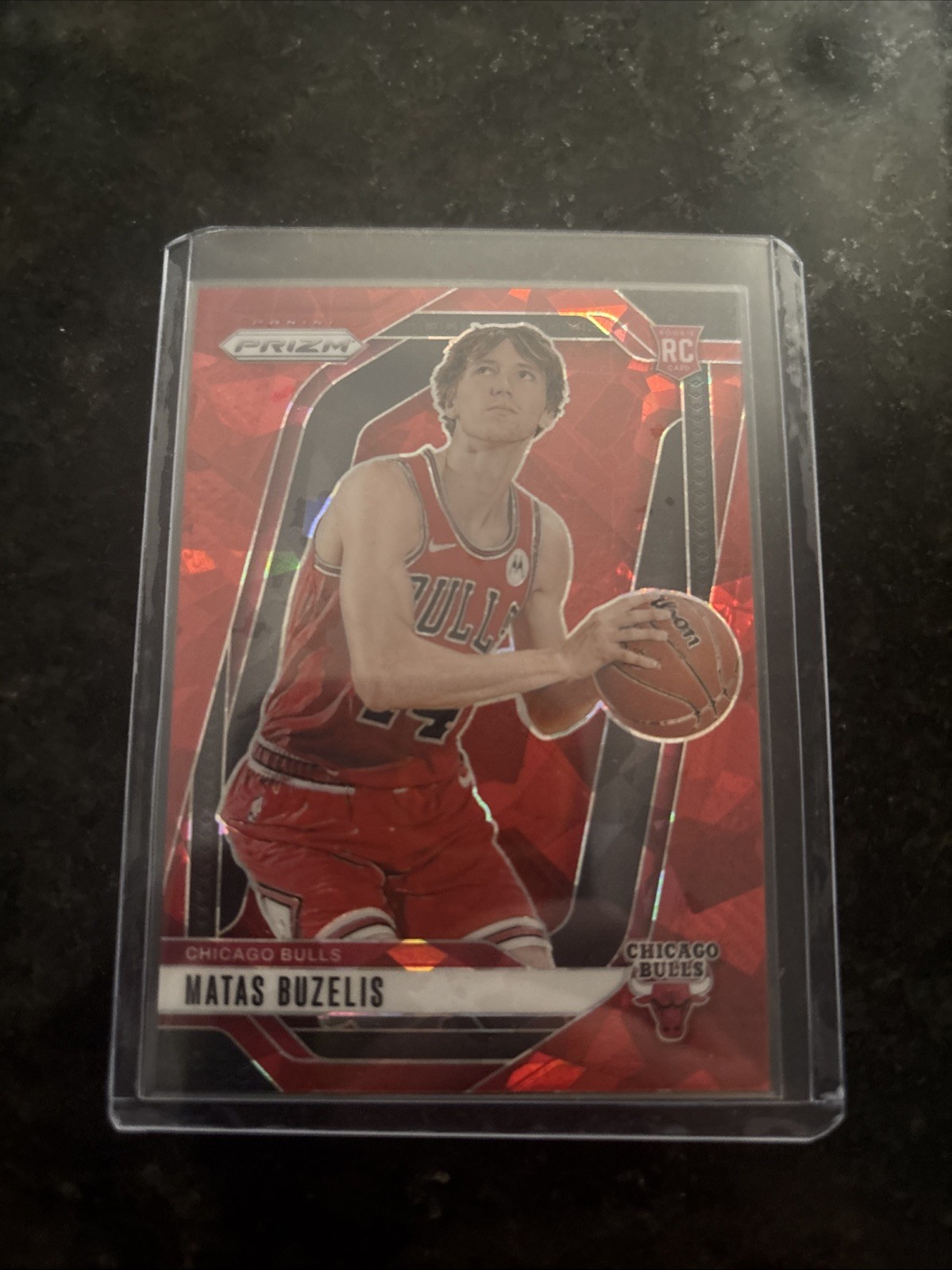 2024-25 Panini Prizm - Matas Buzelis #252 Red Ice Prizm (RC)