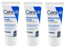 3 Pack CeraVe Moisturizing Cream Normal to Dry Skin Body, 1.89 fl oz