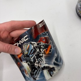 4 x Lego Bionicle Canister Lot + 5 manuals & posters - EMPTY no parts, Throwbots