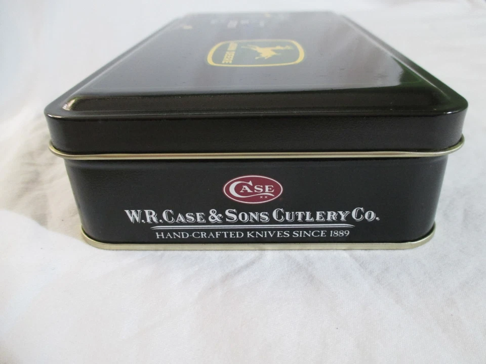 Cuchillo Case XX 2001 John Deere Russlock 61953L SS con estaño Foto 3 de 4