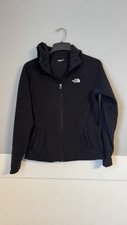 The North Face Black Hooded Zipper Fleece Sweatshirt Jacket Size M