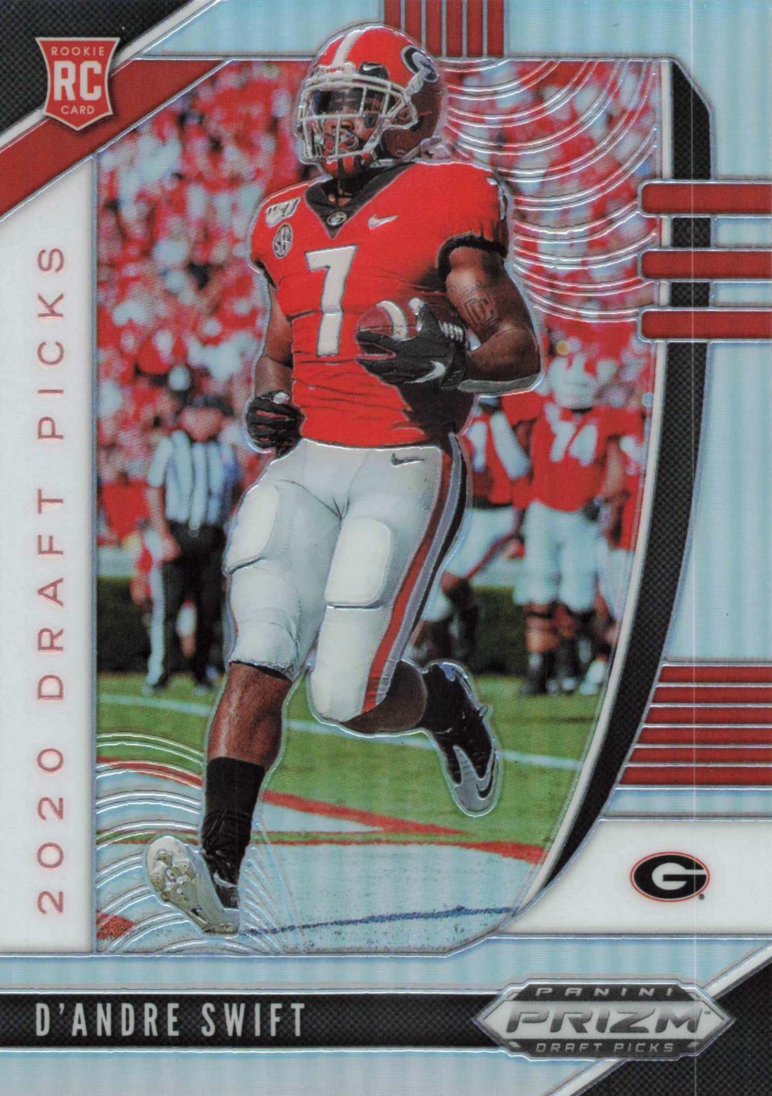 2020 Prizm Draft Picks -Rookies D'Andre Swift #120 Silver Prizm (RC)