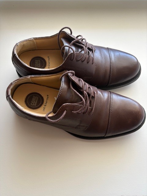 Croft & Barrow Men's Core Technology Edison Brown Dress Shoes Size 8 Wide Croft & Barrow Men's Core Technology Edison Brown Dress Shoes Size 8 Wide